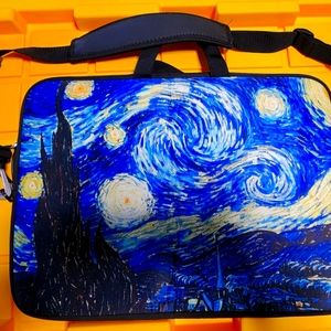 Vangogh starry night 15in laptop bag